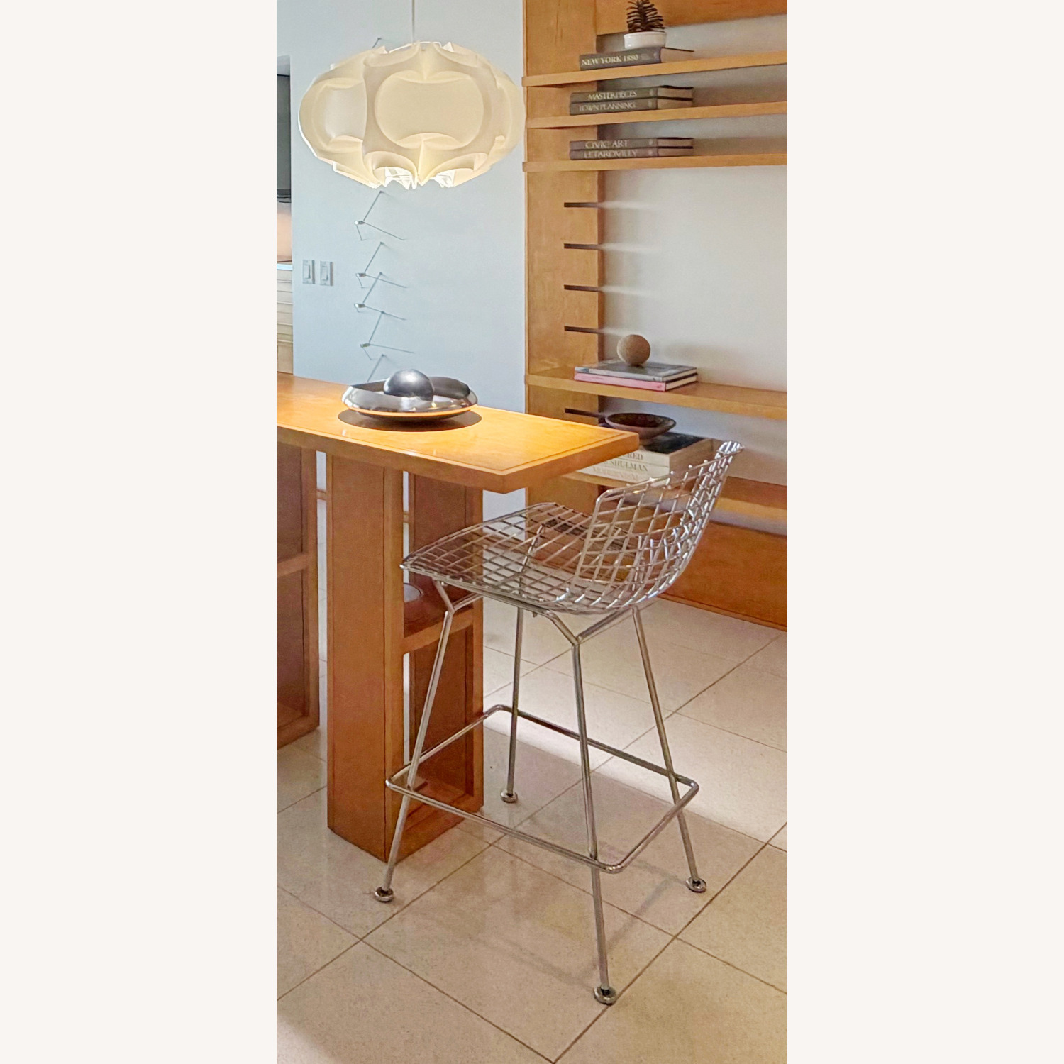 Knoll Silver Bertoia Stool Bar Height - image-2