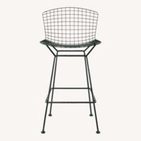 Knoll Silver Bertoia Stool Bar Height