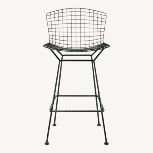 Used Knoll Silver Bertoia Stool Bar Height for sale on AptDeco