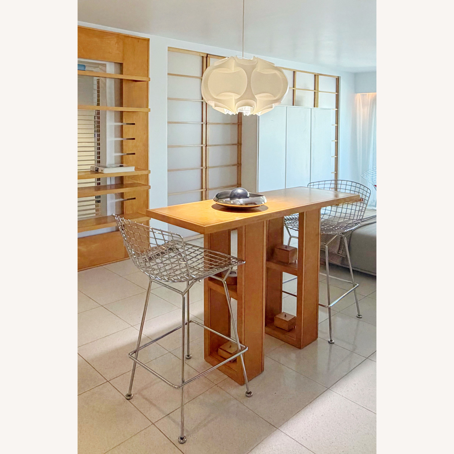 Knoll Silver Bertoia Stool Bar Height - image-3