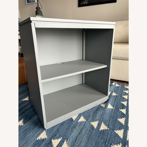 Used Pottery Barn Dark Gray Windsor 2-shelf Bookcase for sale on AptDeco