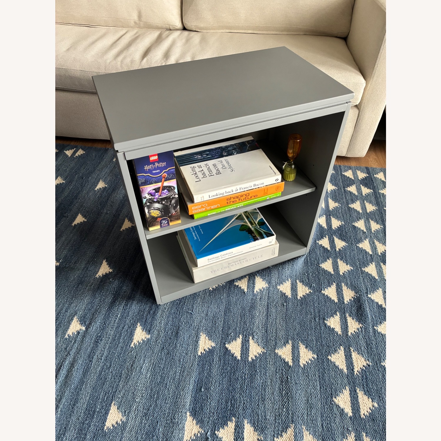 Pottery Barn Dark Gray Windsor 2-shelf Bookcase - image-5