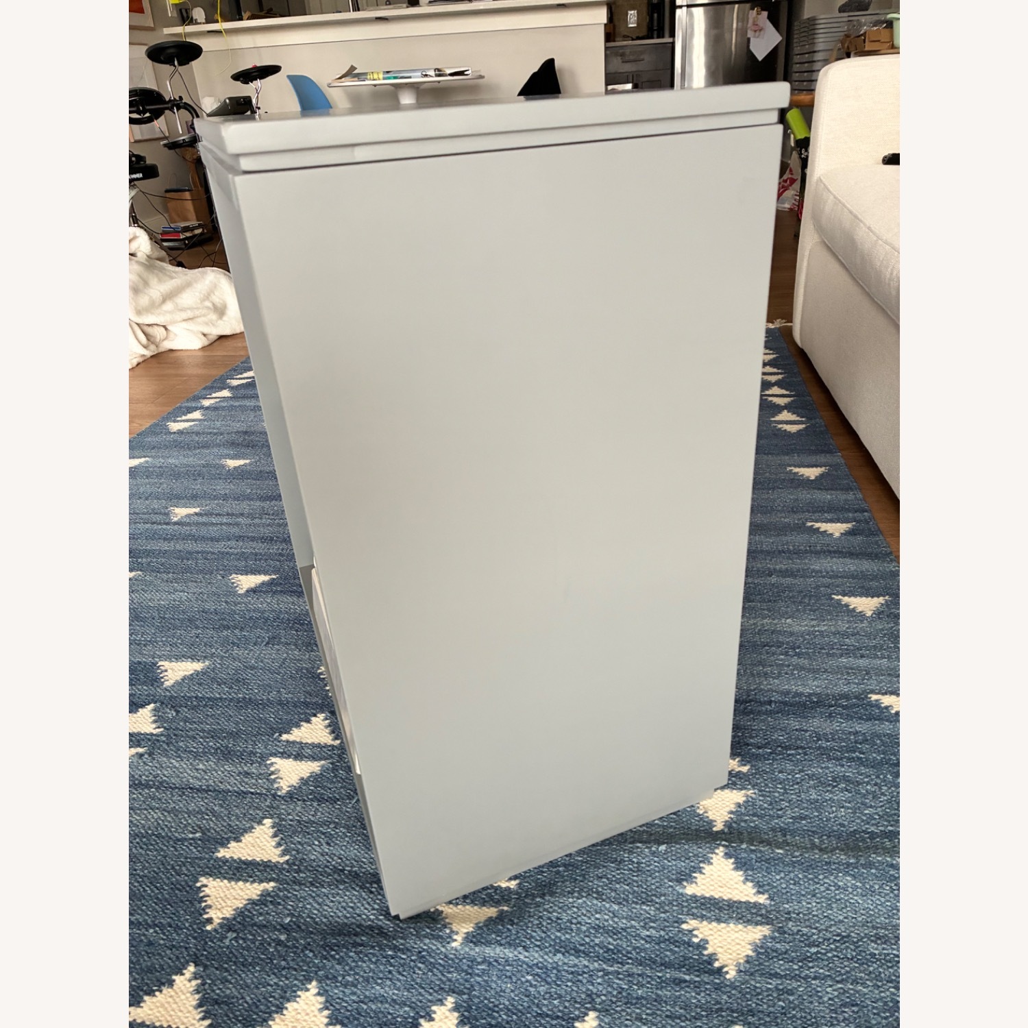 Pottery Barn Dark Gray Windsor 2-shelf Bookcase - image-3