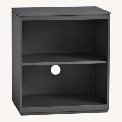 Used Pottery Barn Dark Gray Windsor 2-shelf Bookcase for sale on AptDeco