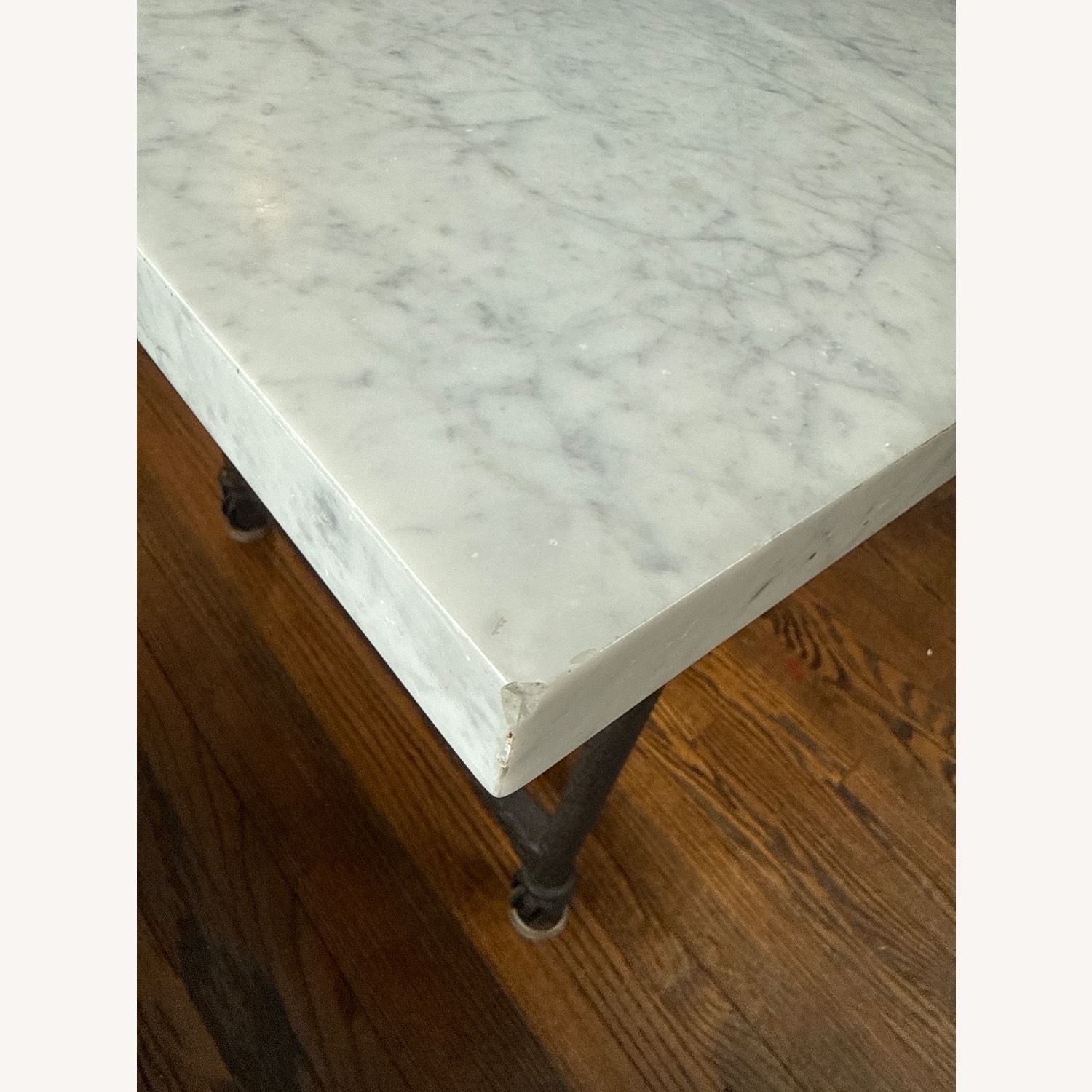 Restoration Hardware Flatiron Natural Marble Dining Table - image-4