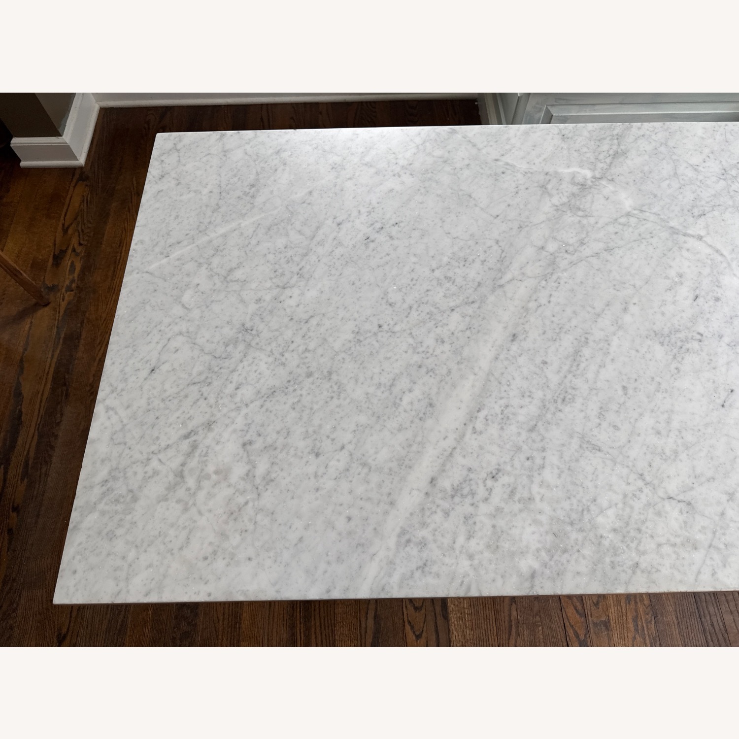 Restoration Hardware Flatiron Natural Marble Dining Table - image-2