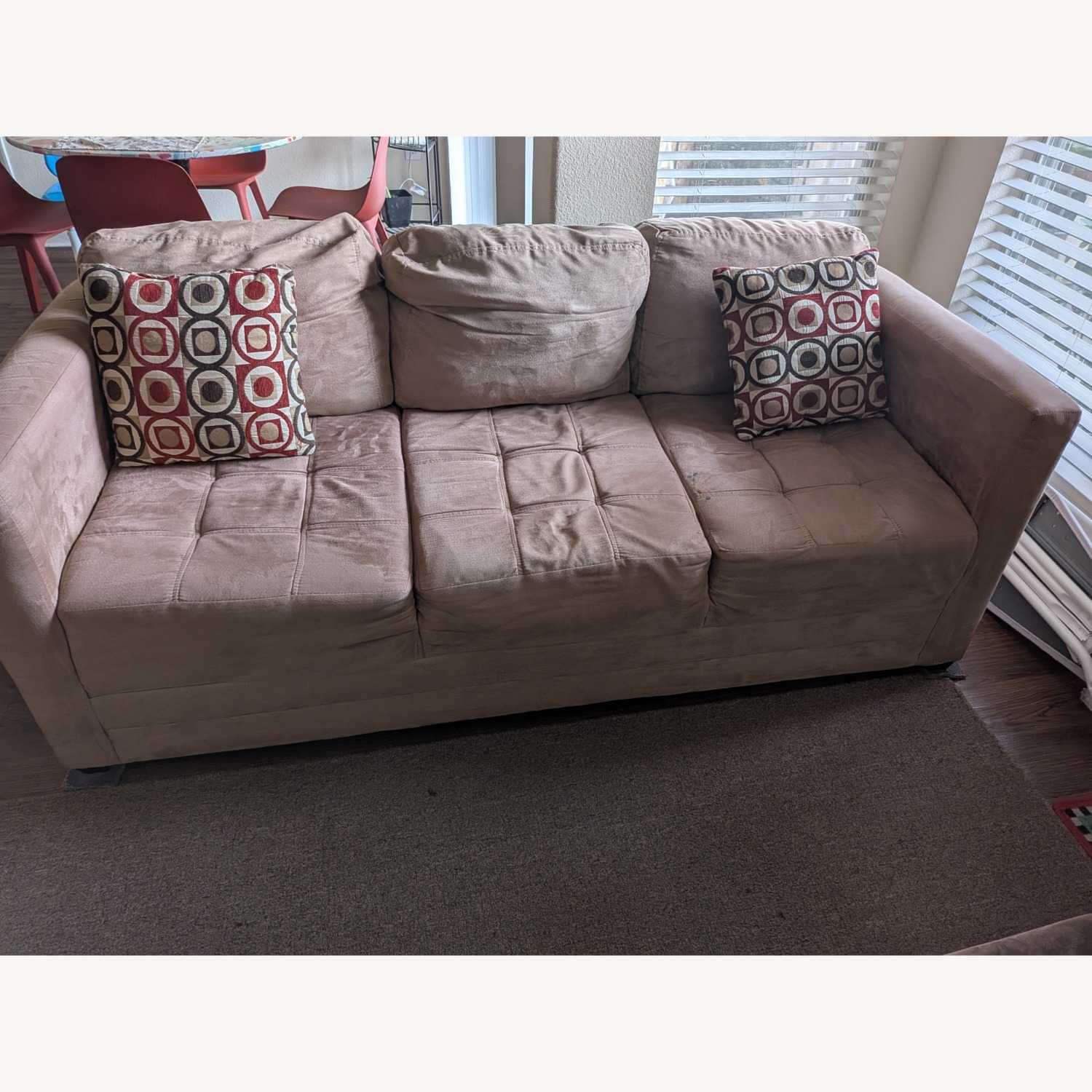 Wayfair Light Gray Fabric 3+ Seater Sofa - image-2