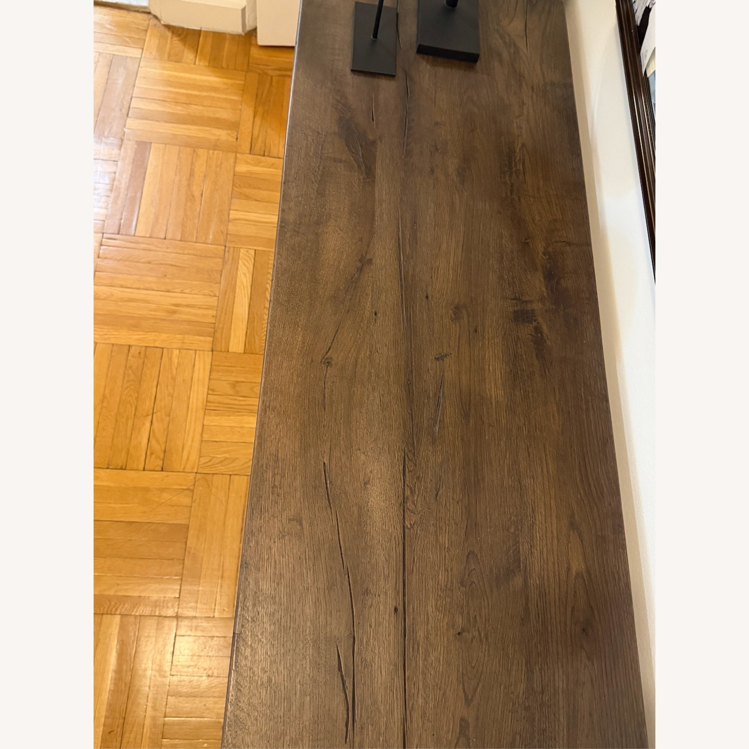 Restoration Hardware Reclaimed Oak Parsons Console Table - 60" - image-3