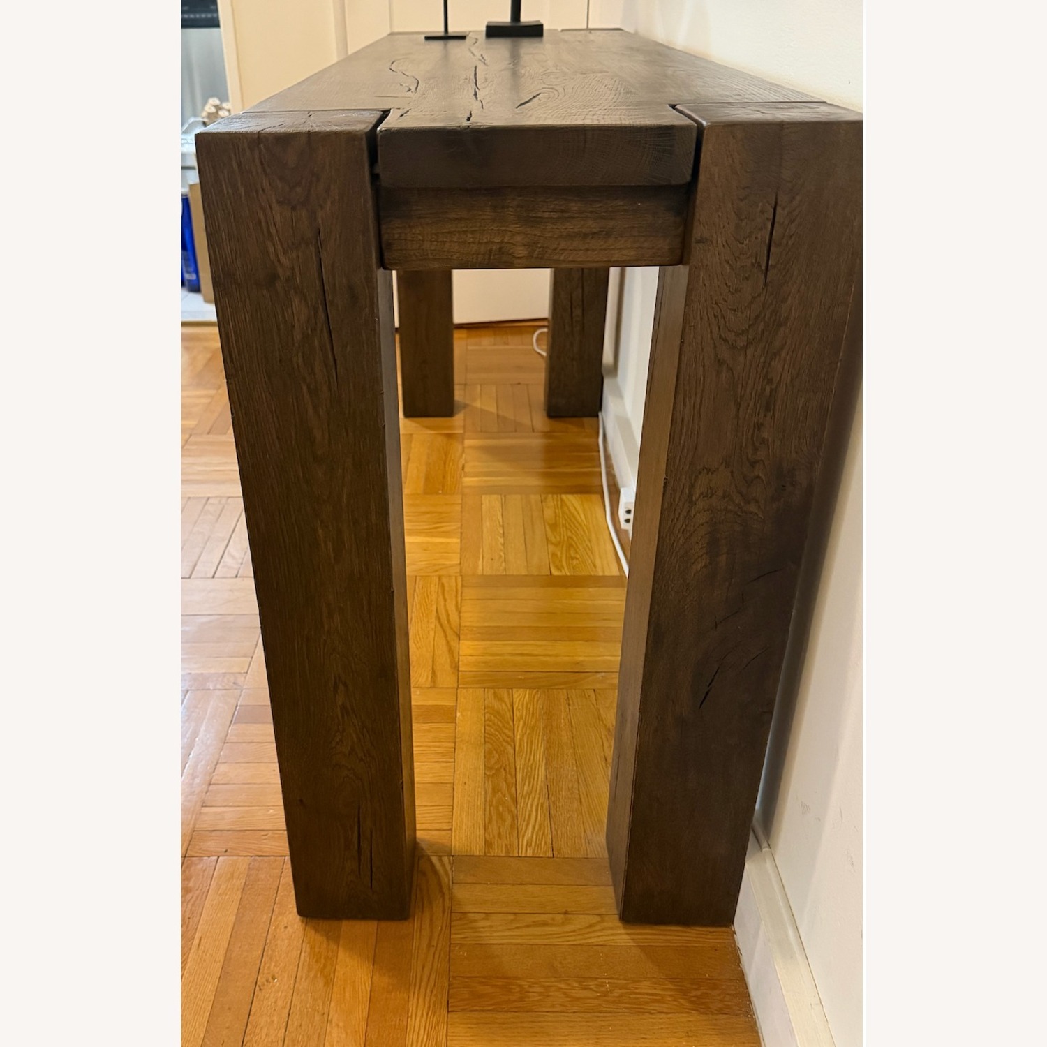 Restoration Hardware Reclaimed Oak Parsons Console Table - 60" - image-2