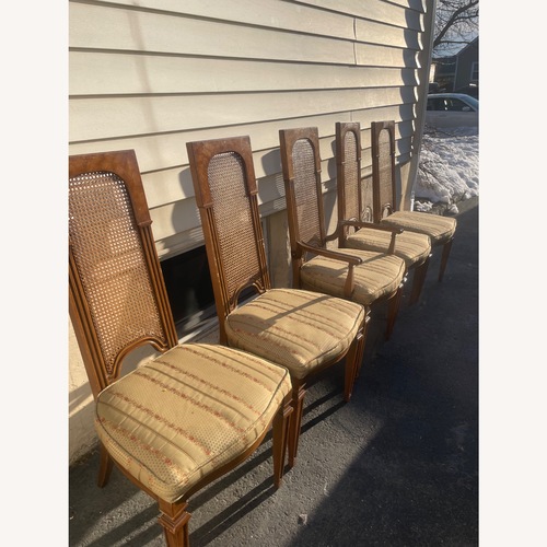 Used Antique Canned Back Dining Chairs for sale on AptDeco