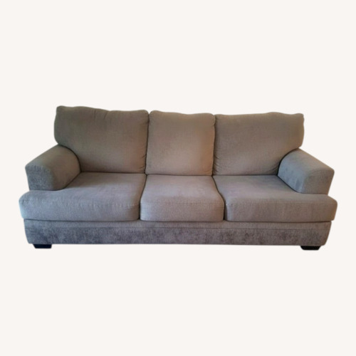 Used Light Brown Fabric 3+ Seater Sofa for sale on AptDeco