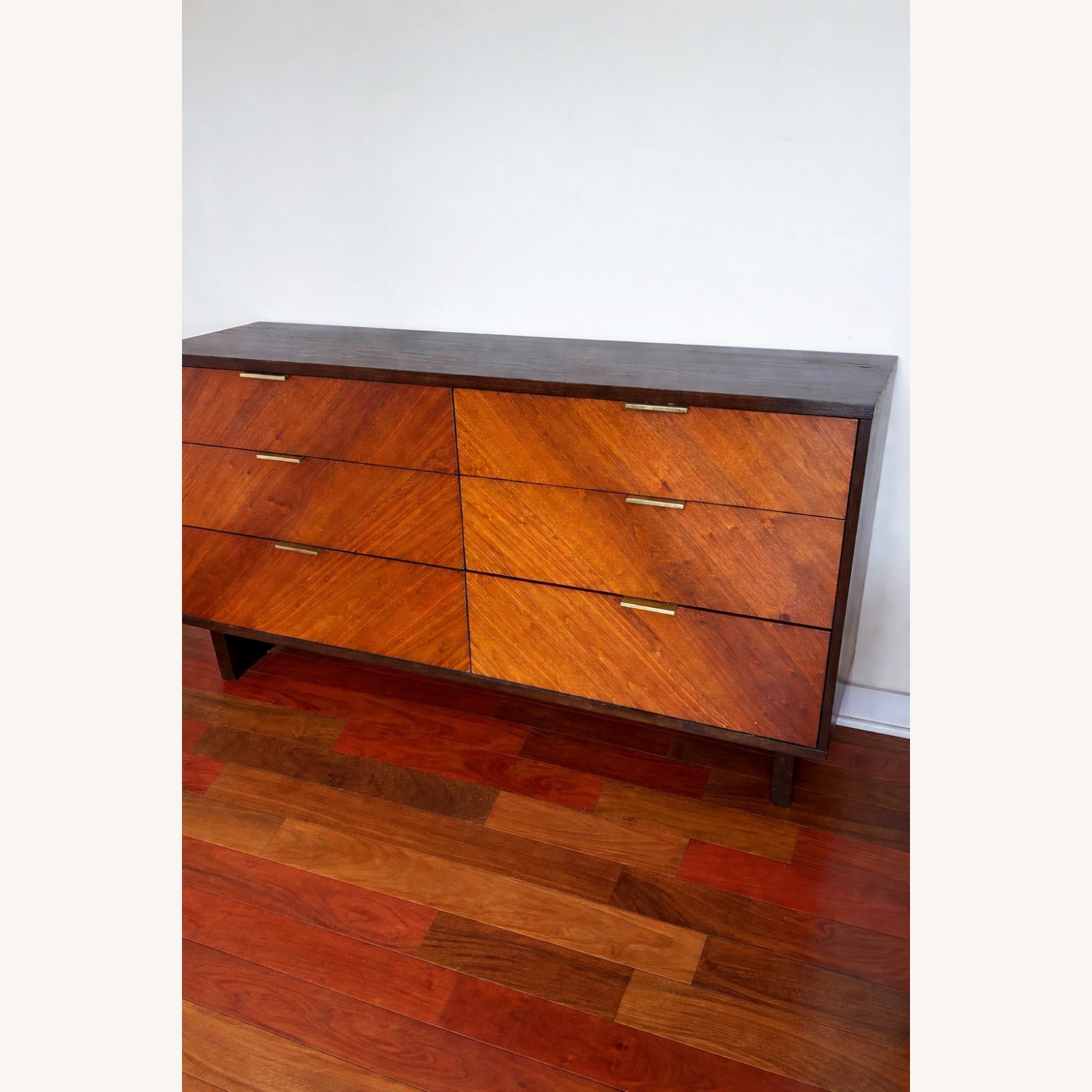 West Elm Dark Brown Wood Dresser - image-2