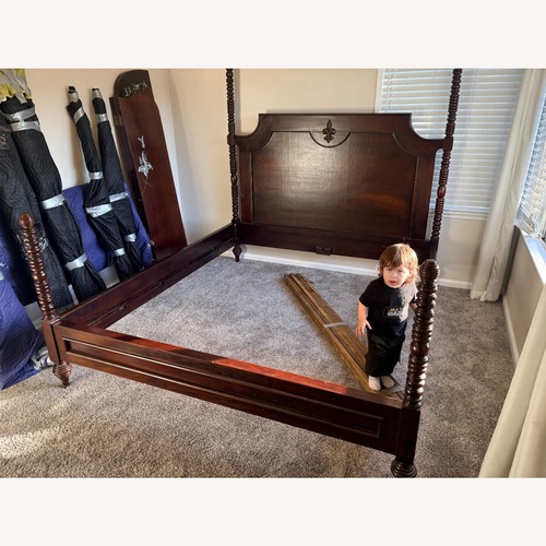 Used  Orleans Antique King Size Frame  for sale on AptDeco