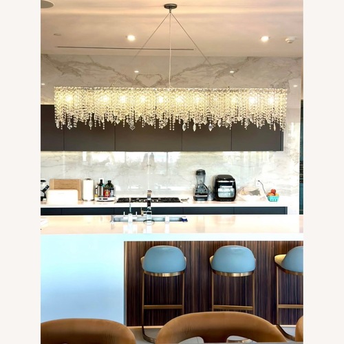 Used  Italian Crystal Chandelier  for sale on AptDeco
