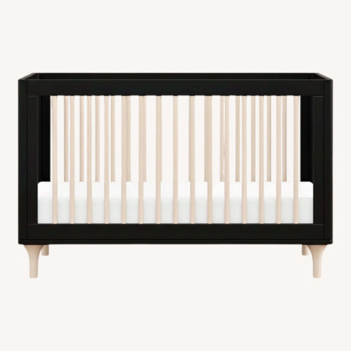 Used Babyletto Lolly Black Wood Crib for sale on AptDeco