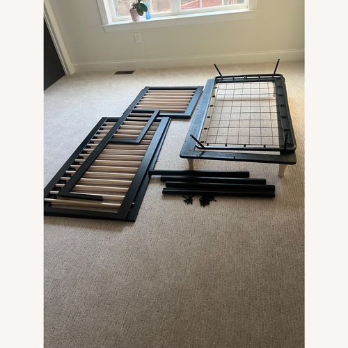 Used Babyletto Lolly Black Wood Crib for sale on AptDeco