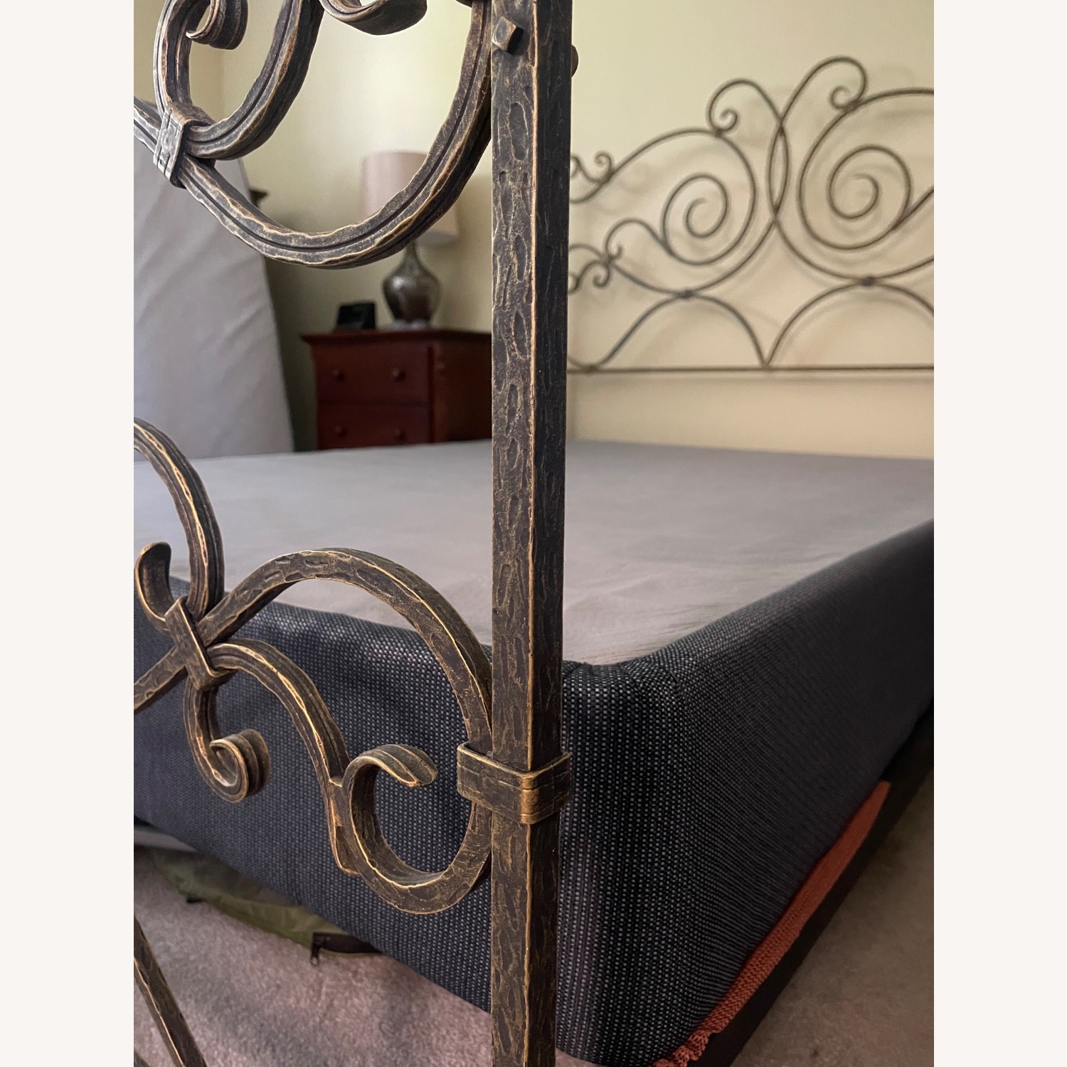 Claudio Rayes Bed #20 Wrought Iron Queen Bed - image-12