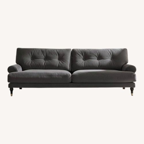 Used Macy's Dark Gray Fabric 3+ Seater Sofa for sale on AptDeco