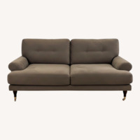 Macy's Brenata Dark Gray Fabric 2 Seater Sofa