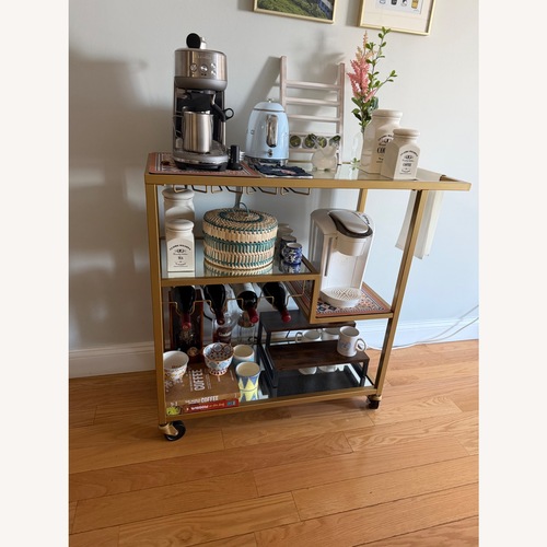 Used Wayfair Kelly Clarkson Home Bar Cart for sale on AptDeco