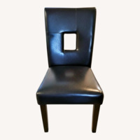 Faux Leather Dining Chairs Set of 6