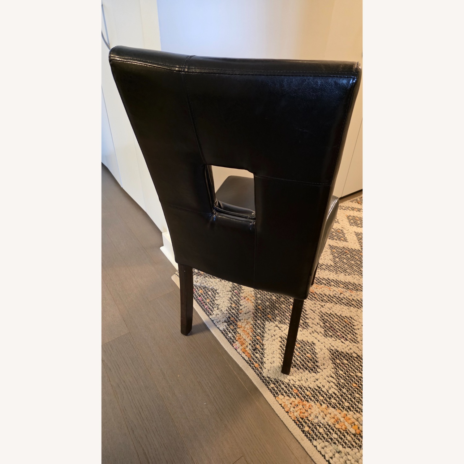 Faux Leather Dining Chairs Set of 6 - image-2