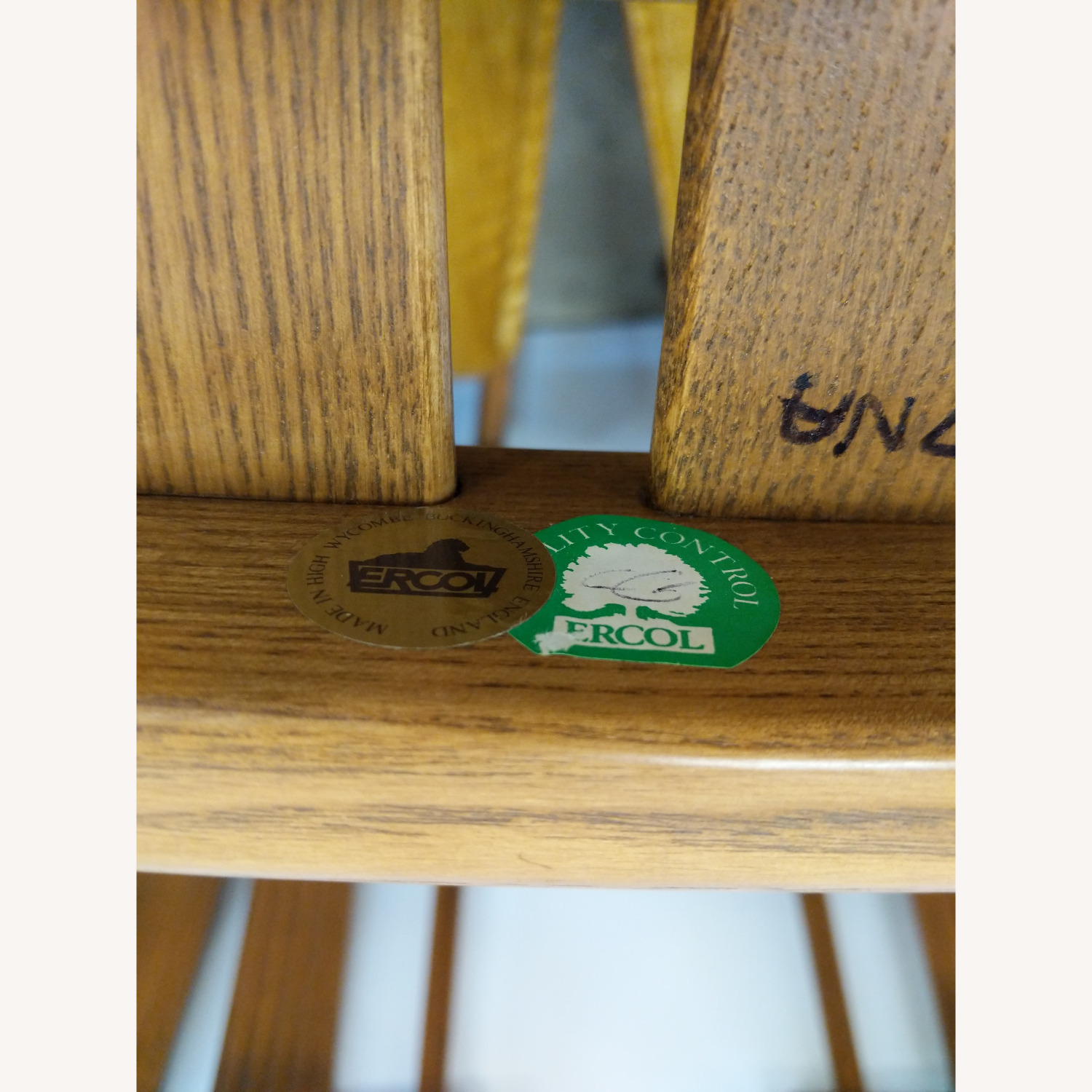 6 Vintage Mid Century Modern Ercol Dining Chairs - image-9