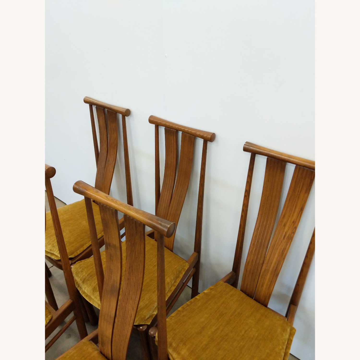 6 Vintage Mid Century Modern Ercol Dining Chairs - image-8