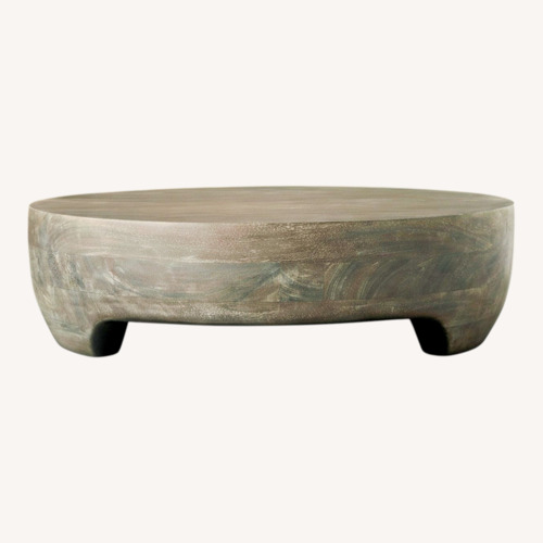 Used Restoration Hardware Dark Gray Wood Coffee Table for sale on AptDeco