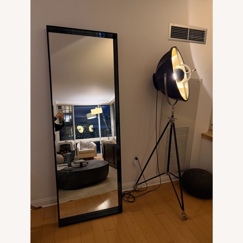 Used Restoration Hardware Black Floor Mirror for sale on AptDeco