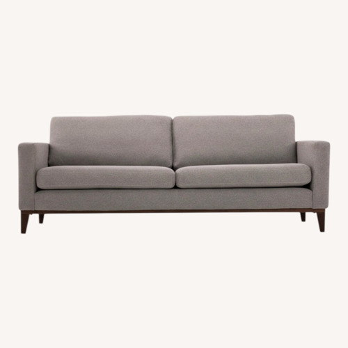 Used AllModern Light Gray Fabric 2 Seater Sofa for sale on AptDeco