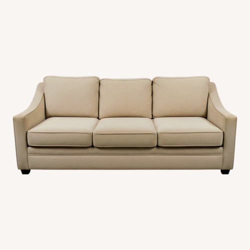 Used Light Brown Cotton 3+ Seater Sofa for sale on AptDeco