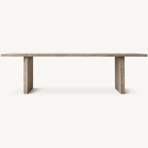 Used Restoration Hardware Reclaimed Oak Plank Rect. Dining Table for sale on AptDeco