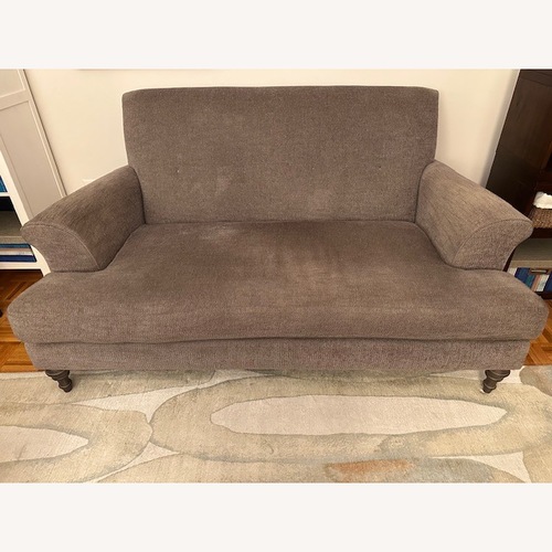 Used Crate & Barrel Light Gray Loveseat for sale on AptDeco