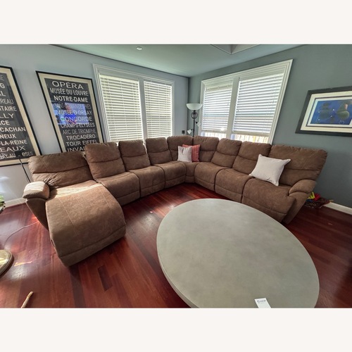 Used La-Z-Boy Light Brown 3+ Piece Sectional for sale on AptDeco