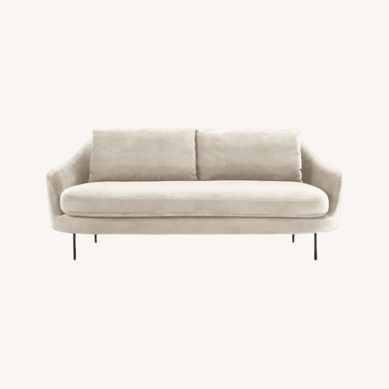 West Elm Light Gray Fabric 3+ Seater Sofa - image-4