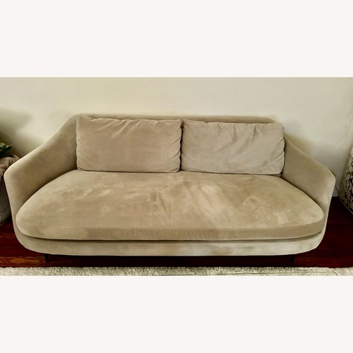 Used West Elm Light Gray Fabric 3+ Seater Sofa for sale on AptDeco