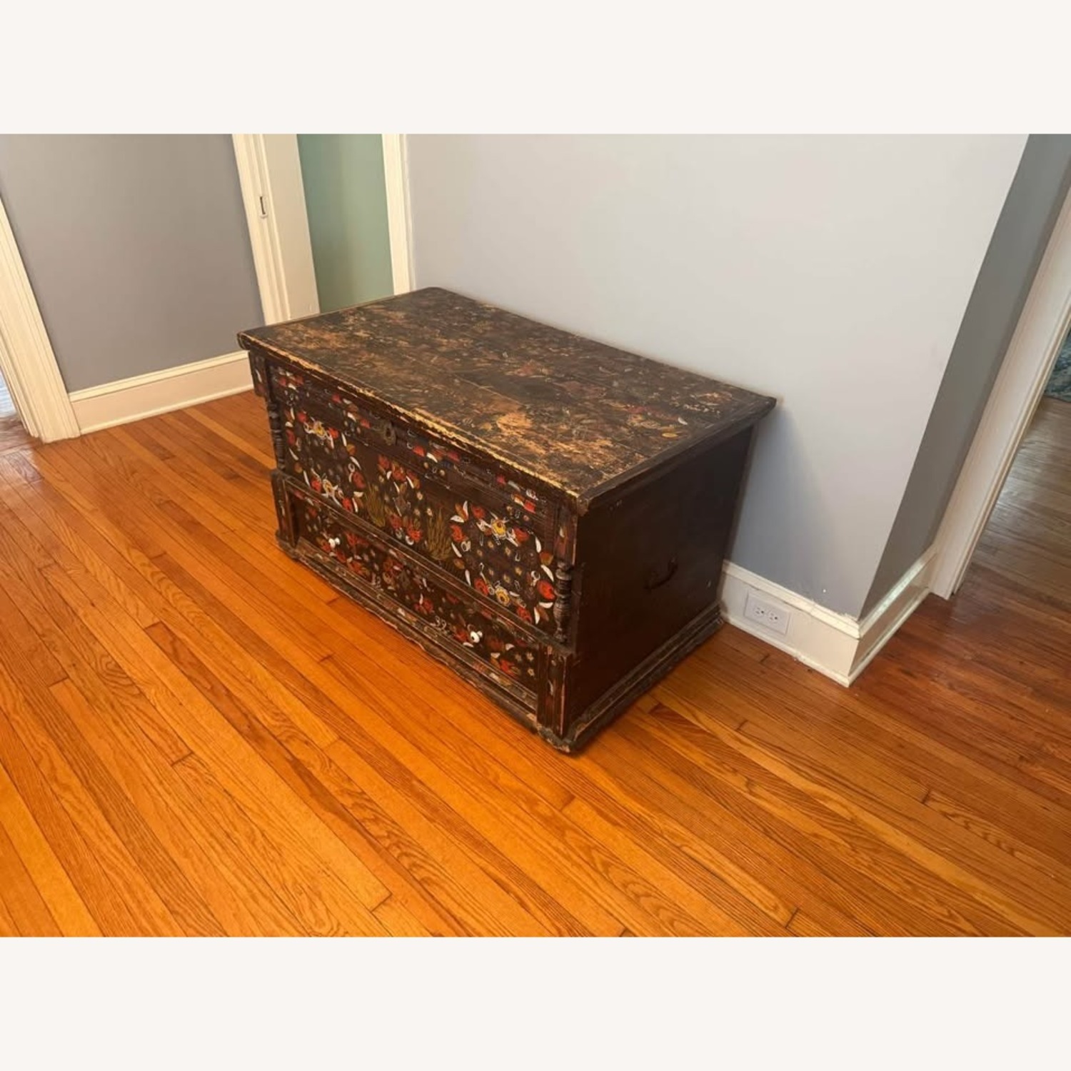 Antique Hungarian Wedding Chest - image-3
