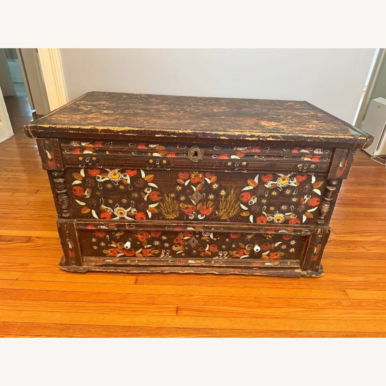 Antique Hungarian Wedding Chest - image-4