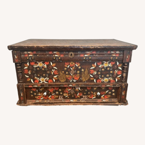 Used Antique Hungarian Wedding Chest for sale on AptDeco