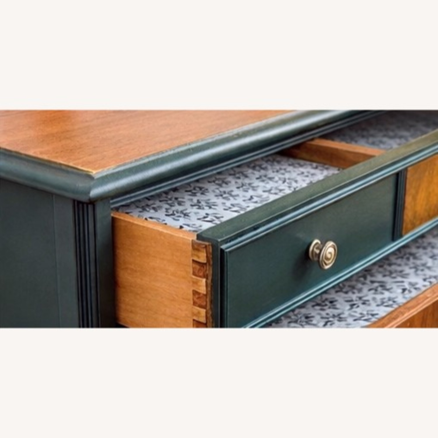 Early 1900s Solid Wood Antique Dresser - image-5