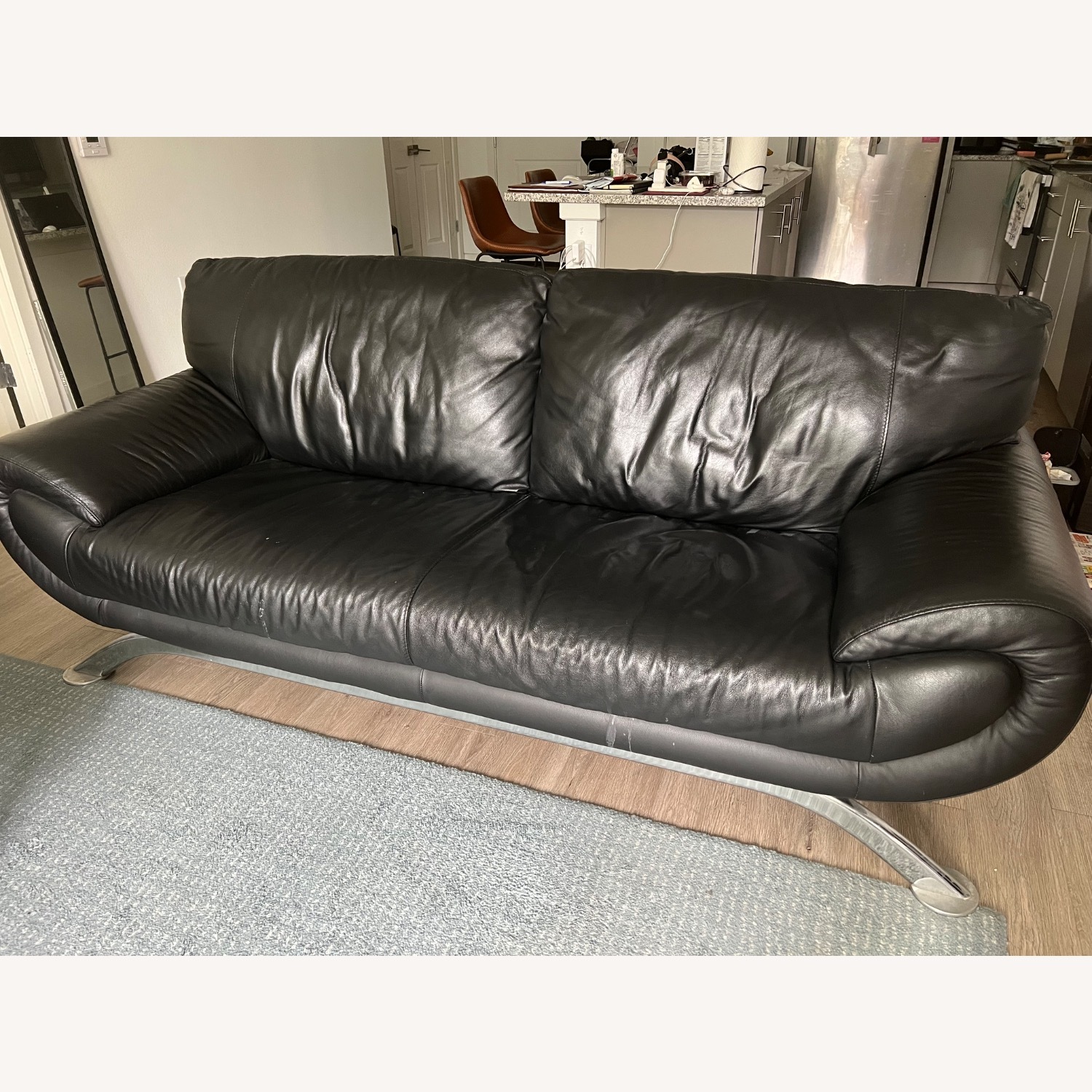 Nicoletti Leather Couch - image-1