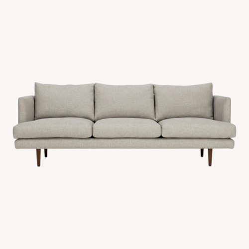 Used Article Burrard Light Gray Fabric 3 Seater Sofa for sale on AptDeco