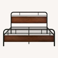 Wayfair Dark Brown Metal Queen Bed