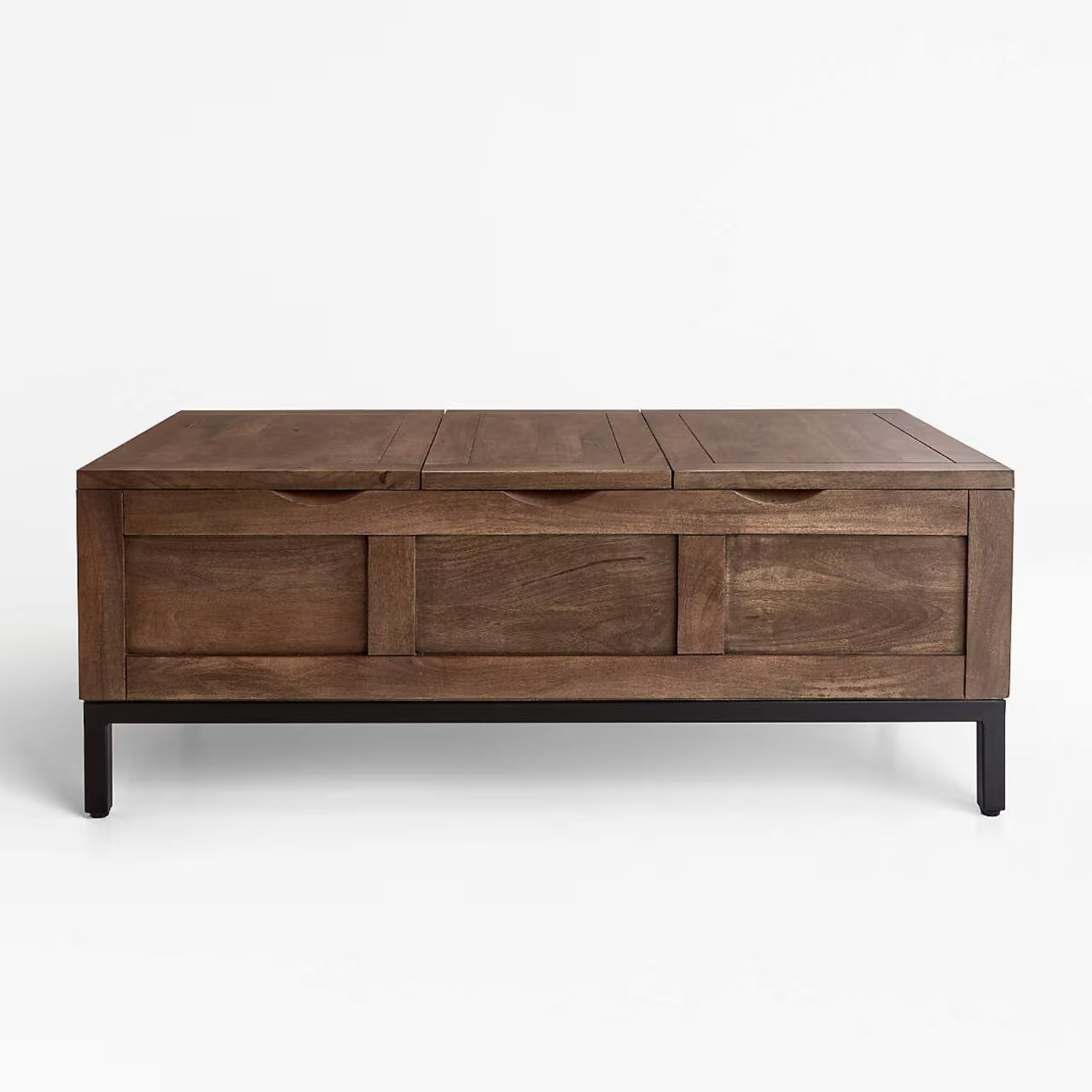 Crate & Barrel Tucker Brown Coffee Table - image-6