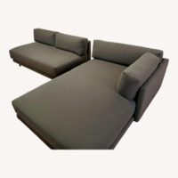 Blu Dot “Sunday Right Chaise” in Makada Charcoal 