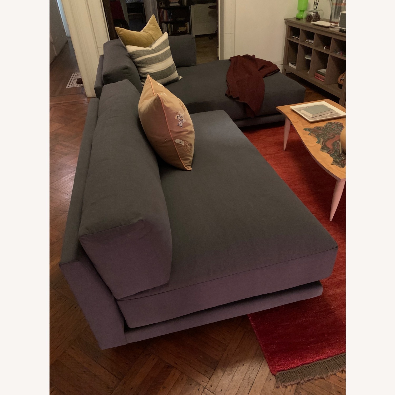 Blu Dot Sunday 65” Sofa in Makada Charcoal - image-4