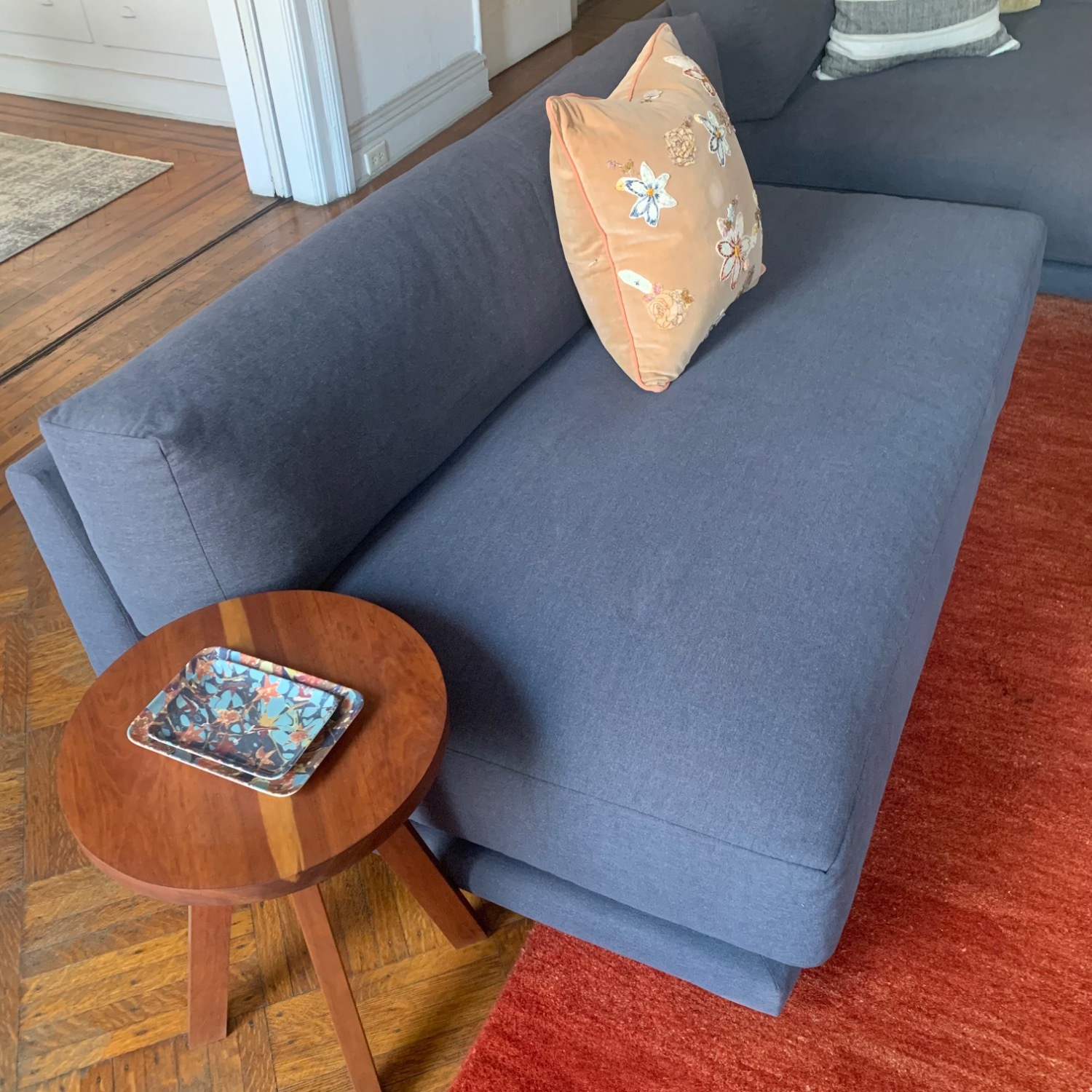 Blu Dot Sunday 65” Sofa in Makada Charcoal - image-5