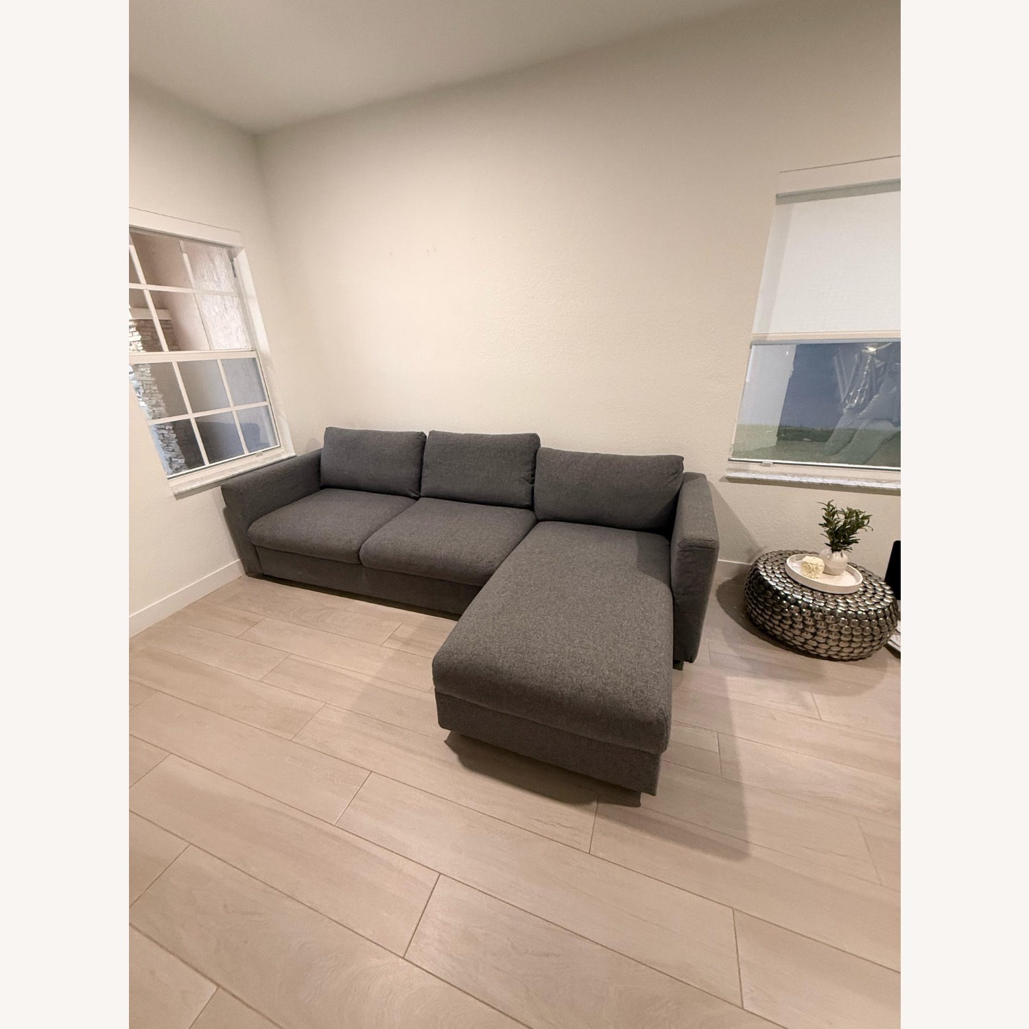 IKEA FINNALA Sofa Bed Light Gray 2 Piece Sectional - image-18