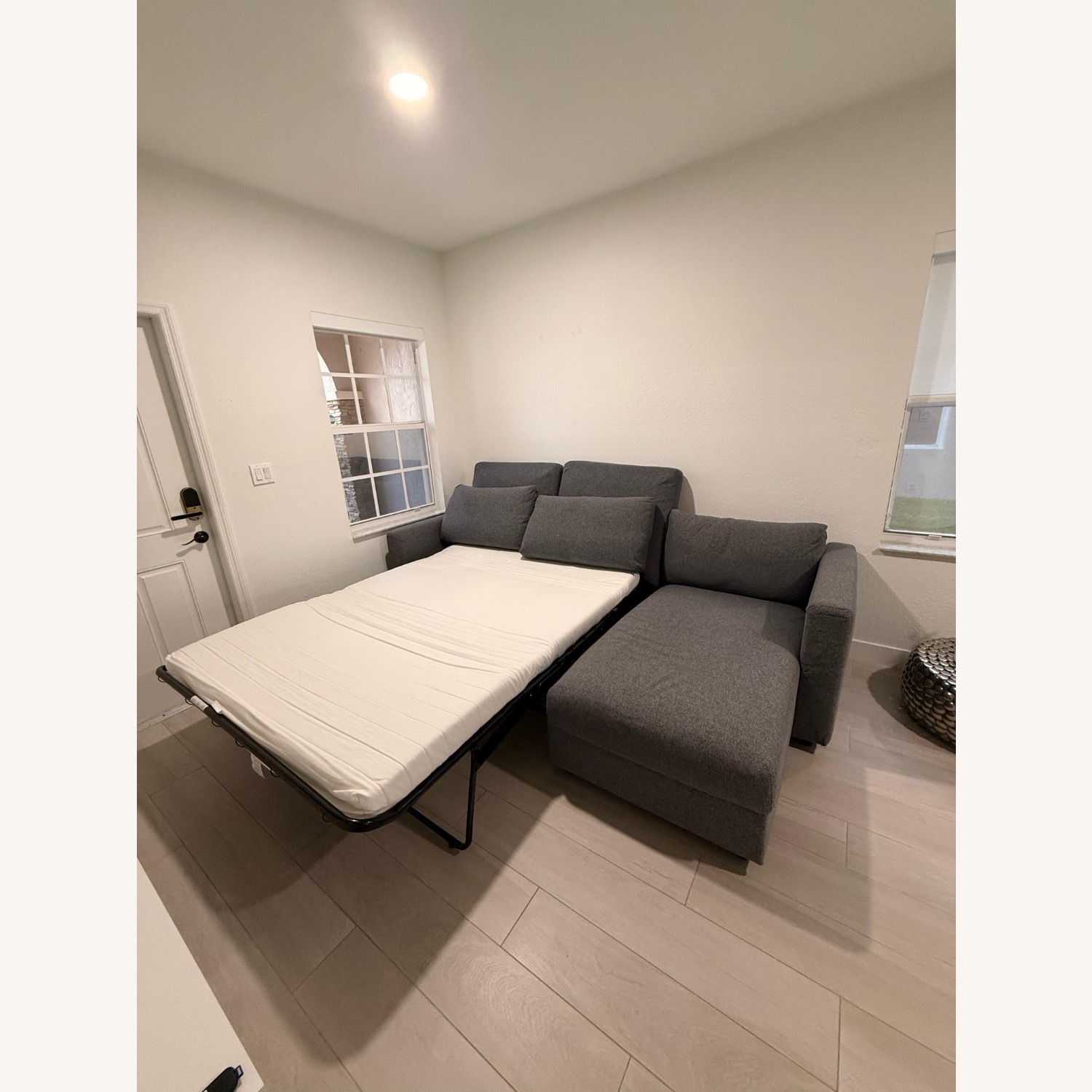 IKEA FINNALA Sofa Bed Light Gray 2 Piece Sectional - image-10